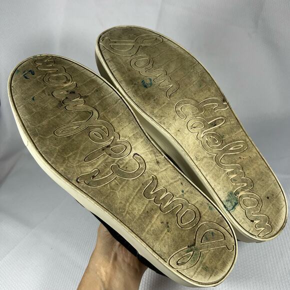 SAM EDELMAN Evelina Pear Apple Jeweled Embroidered Sneaker Women 9 - Picture 14 of 14